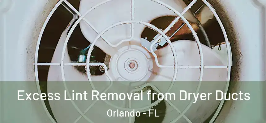 Excess Lint Removal from Dryer Ducts Orlando - FL